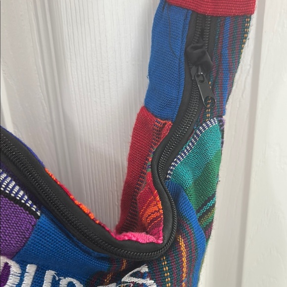 Colorful Patchwork Shoulder Bag - Picture 4 of 5